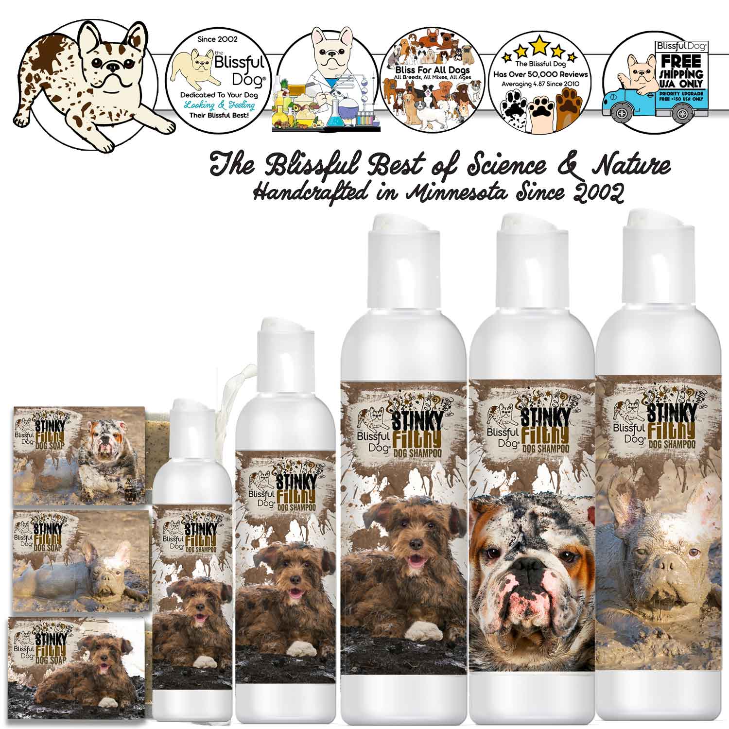 Stinky Filthy Dog Shampoo &amp; Soap