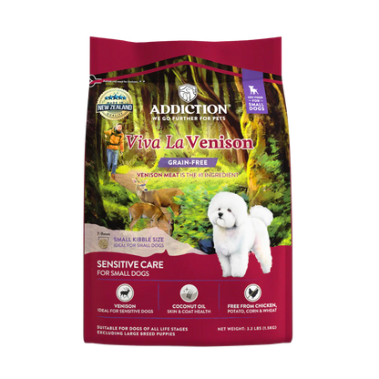 Viva La Venison Grain-free Premium Venison Small Breed Dry Dog Food