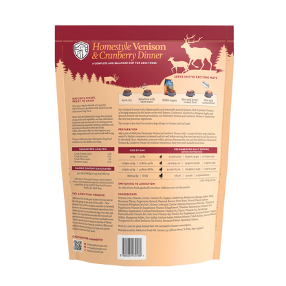 Homestyle Venison &amp; Cranberry Dinner Air-Dried Dog Food