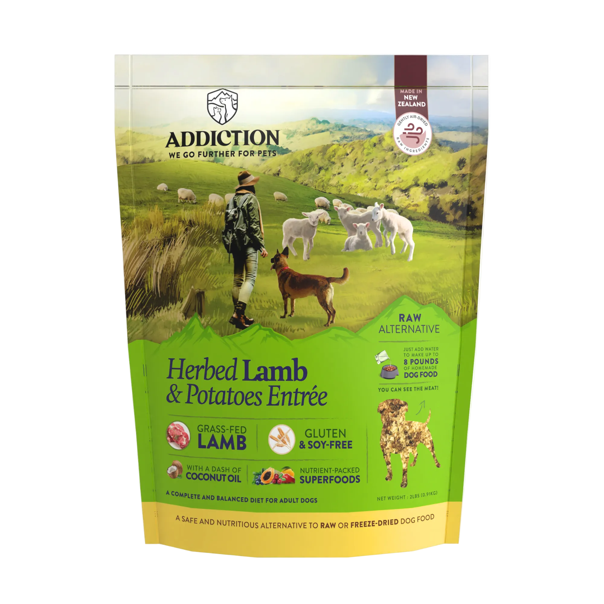 Herbed Lamb &amp; Potatoes Air-Dried Dog Food