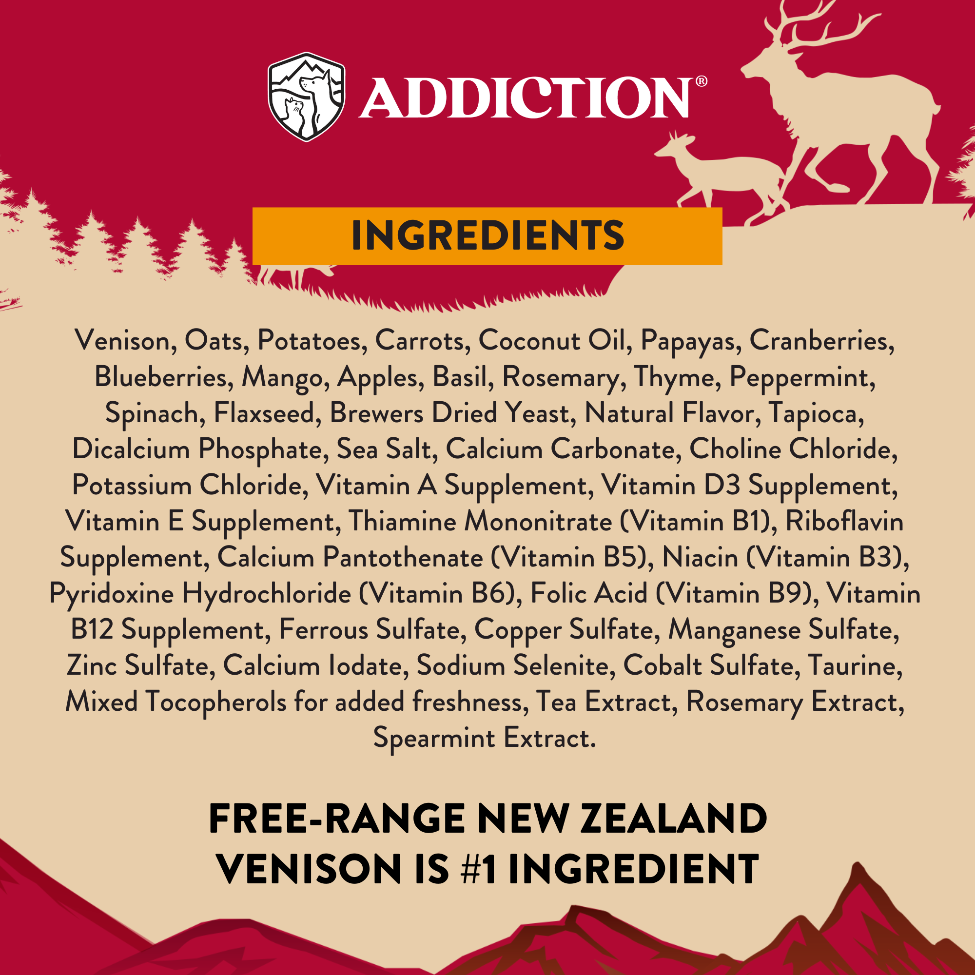 Homestyle Venison &amp; Cranberry Dinner Air-Dried Dog Food