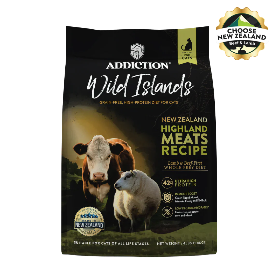 Wild Islands Highland Meats Grass-Fed Beef &amp; Lamb Recipe Dry Cat Food