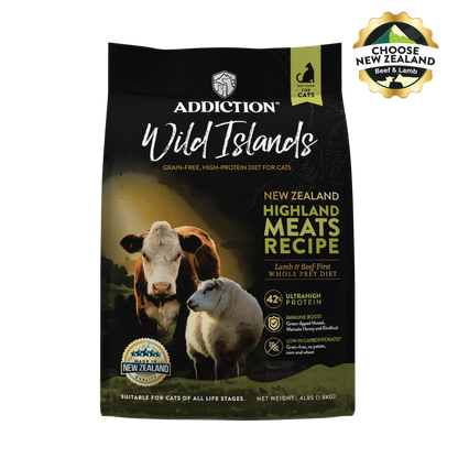 Wild Islands Highland Meats Grass-Fed Beef &amp; Lamb Recipe Dry Cat Food