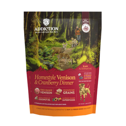 Homestyle Venison &amp; Cranberry Dinner Air-Dried Dog Food