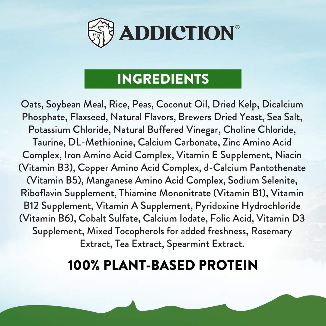 Addiction Zen Vegetarian Dog Food &amp; Vegan Treats Bundle