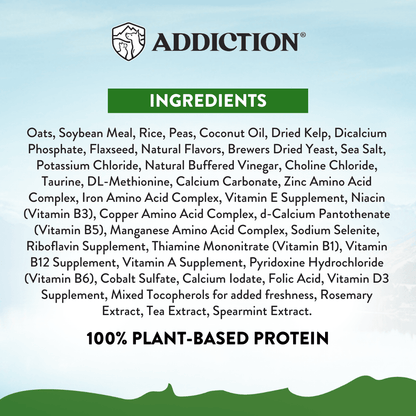 Addiction Zen Vegetarian Dog Food &amp; Vegan Treats Bundle