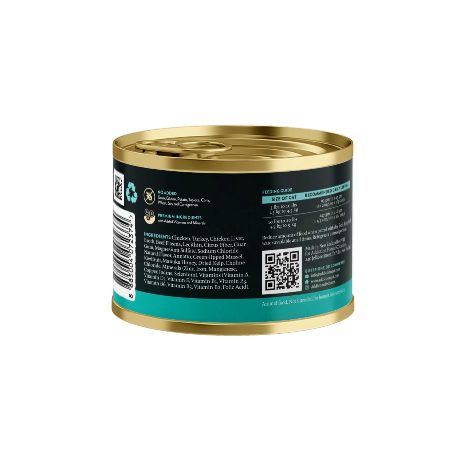 Wild Islands Island Birds Premium Chicken &amp; Turkey Grain-Free Canned Cat Food