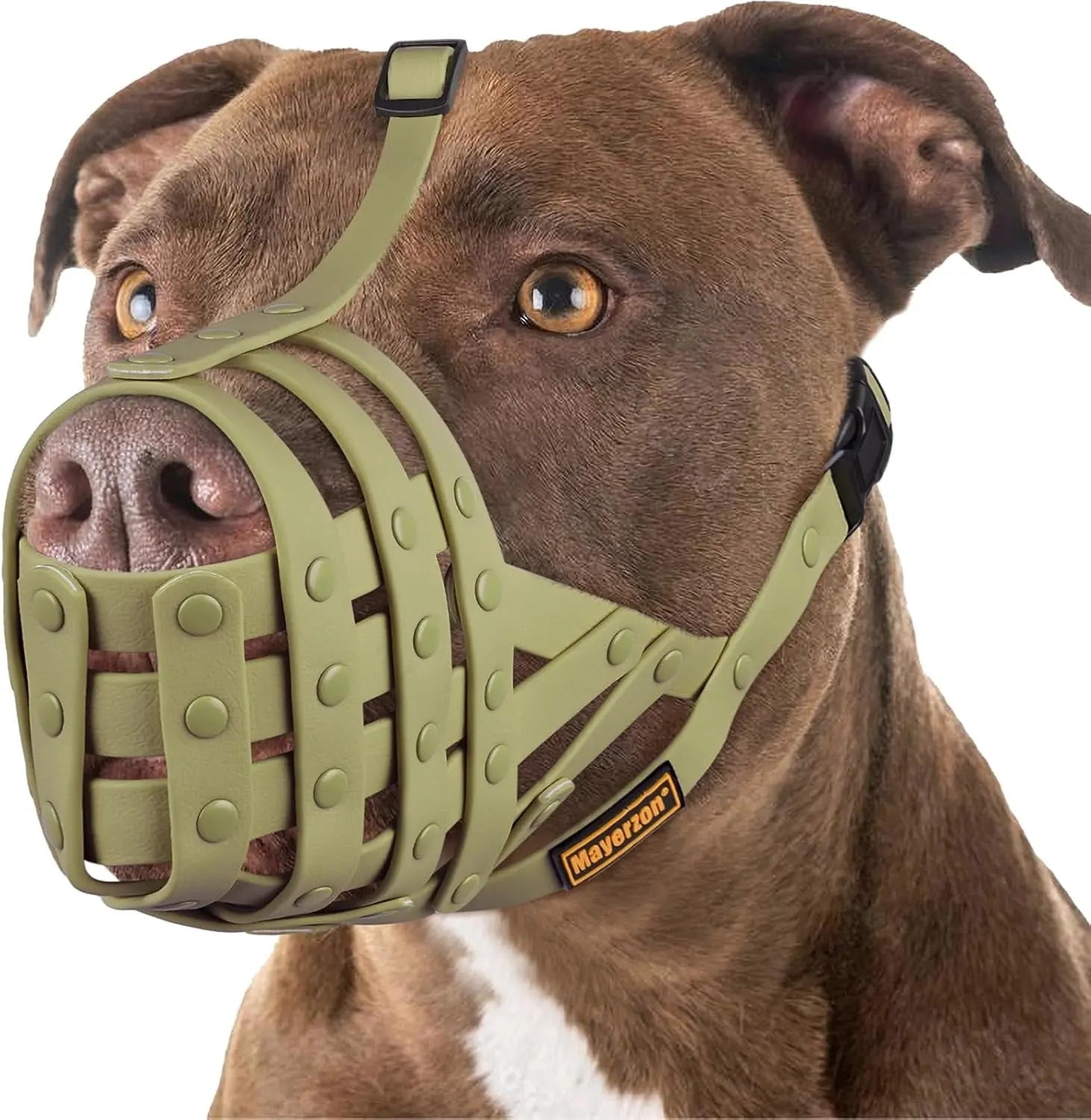 Adjustable Basket Dog Muzzle for Large &amp; Medium Dogs, Lightweight &amp; Breathable