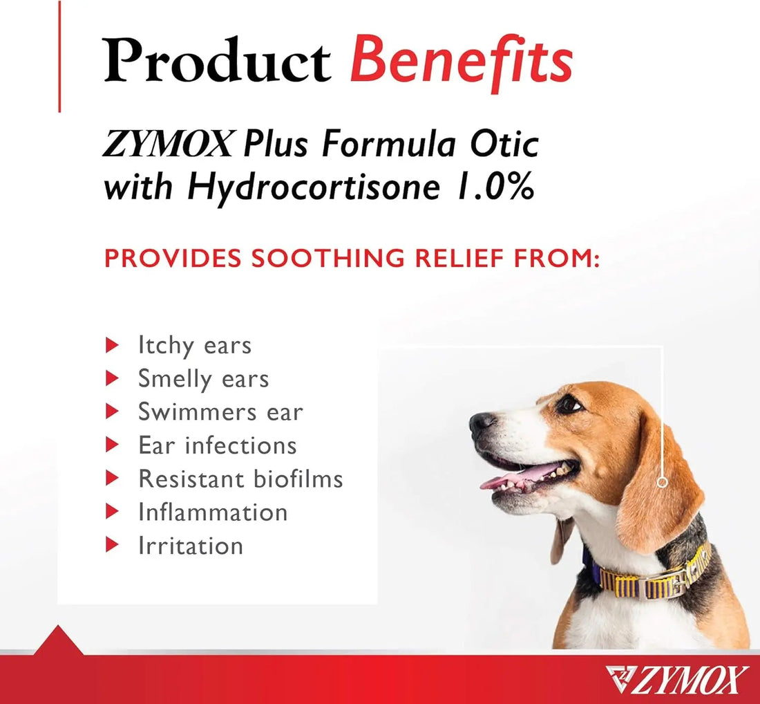 Advanced Plus Enzymatic Otic Ear Solution for Dogs &amp; Cats with Hydrocortisone