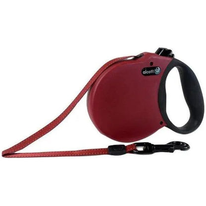 Alcott Adventure Retractable Reflective Belt Leash for Dogs, 16&