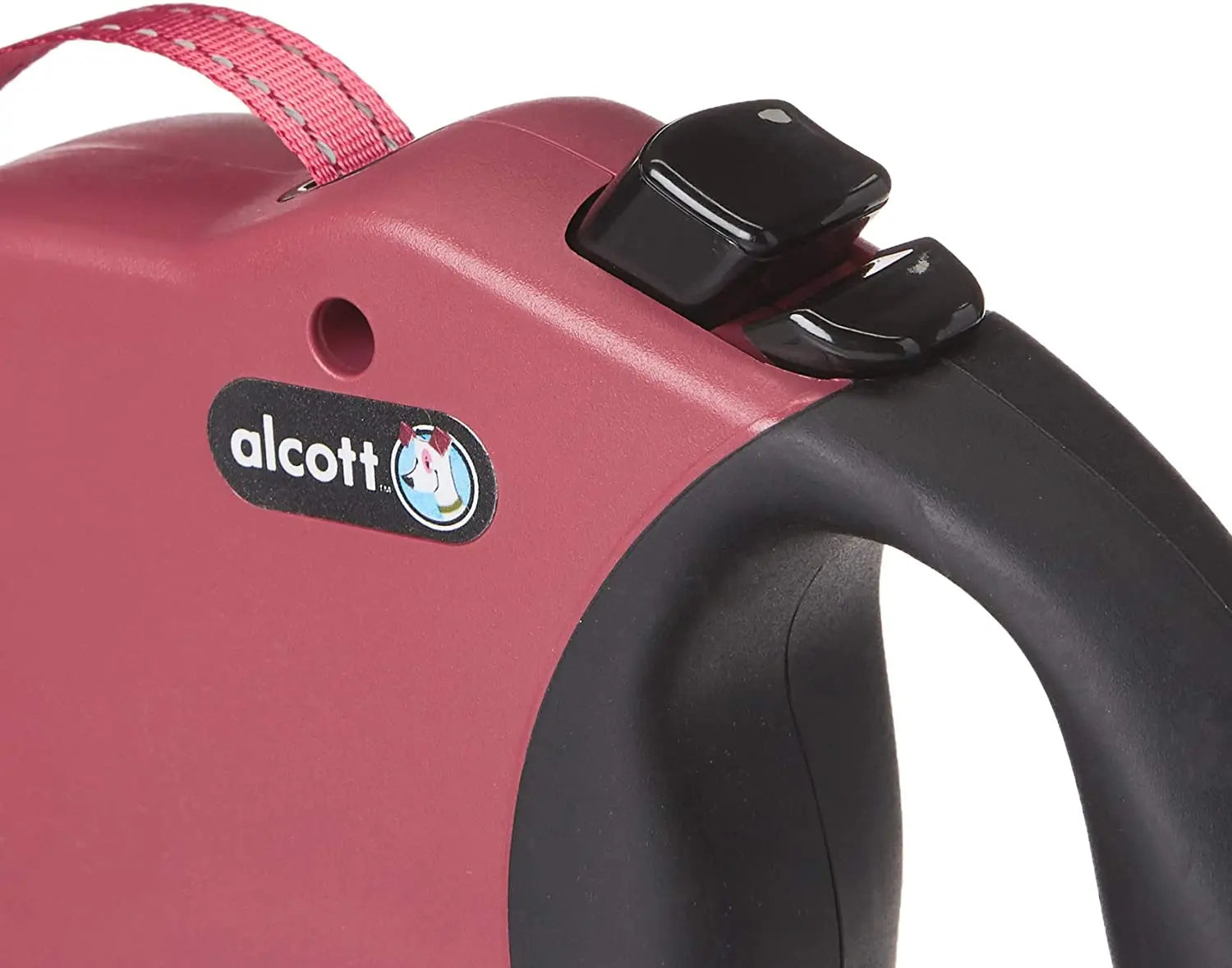 Alcott Adventure Retractable Reflective Belt Leash for Dogs, 16&