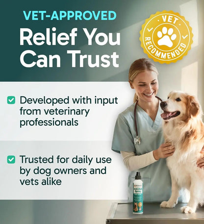 Anti-Itch Pet Skincare Spray for Dogs –Aloe, Rose &amp; Coconut Hot Spot Relief