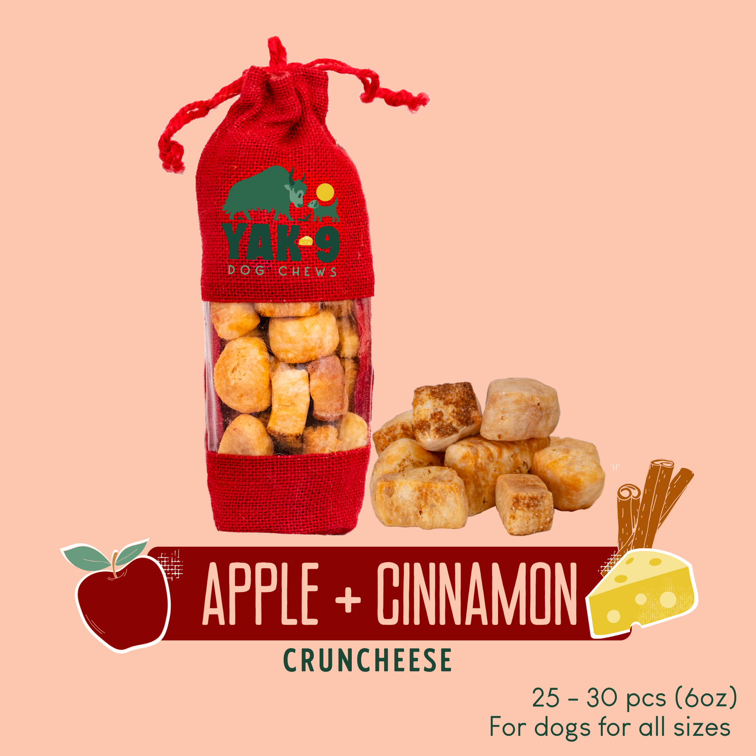 Apple &amp; Cinnamon Chews for Dogs