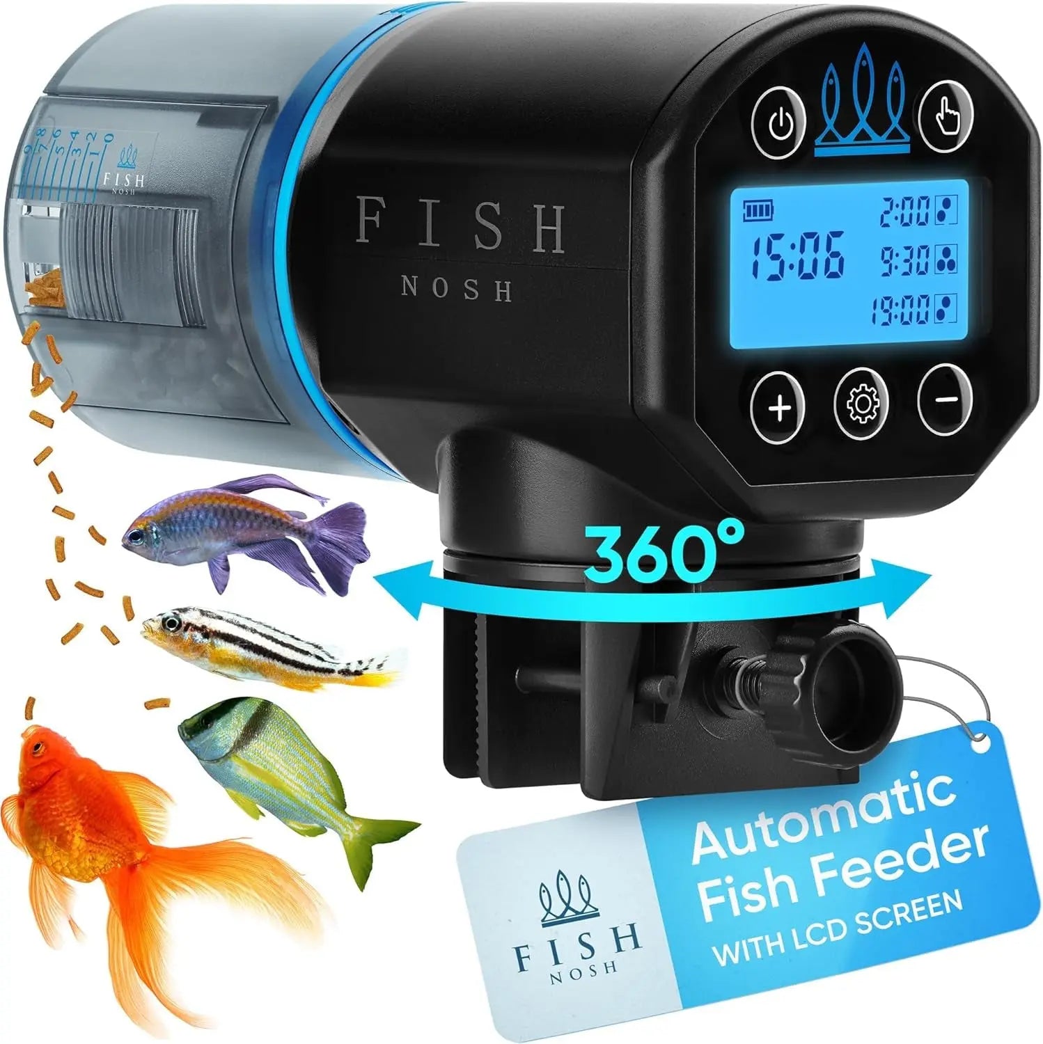 Automatic Fish Feeder with Timer Programmable Aquarium Food Dispenser