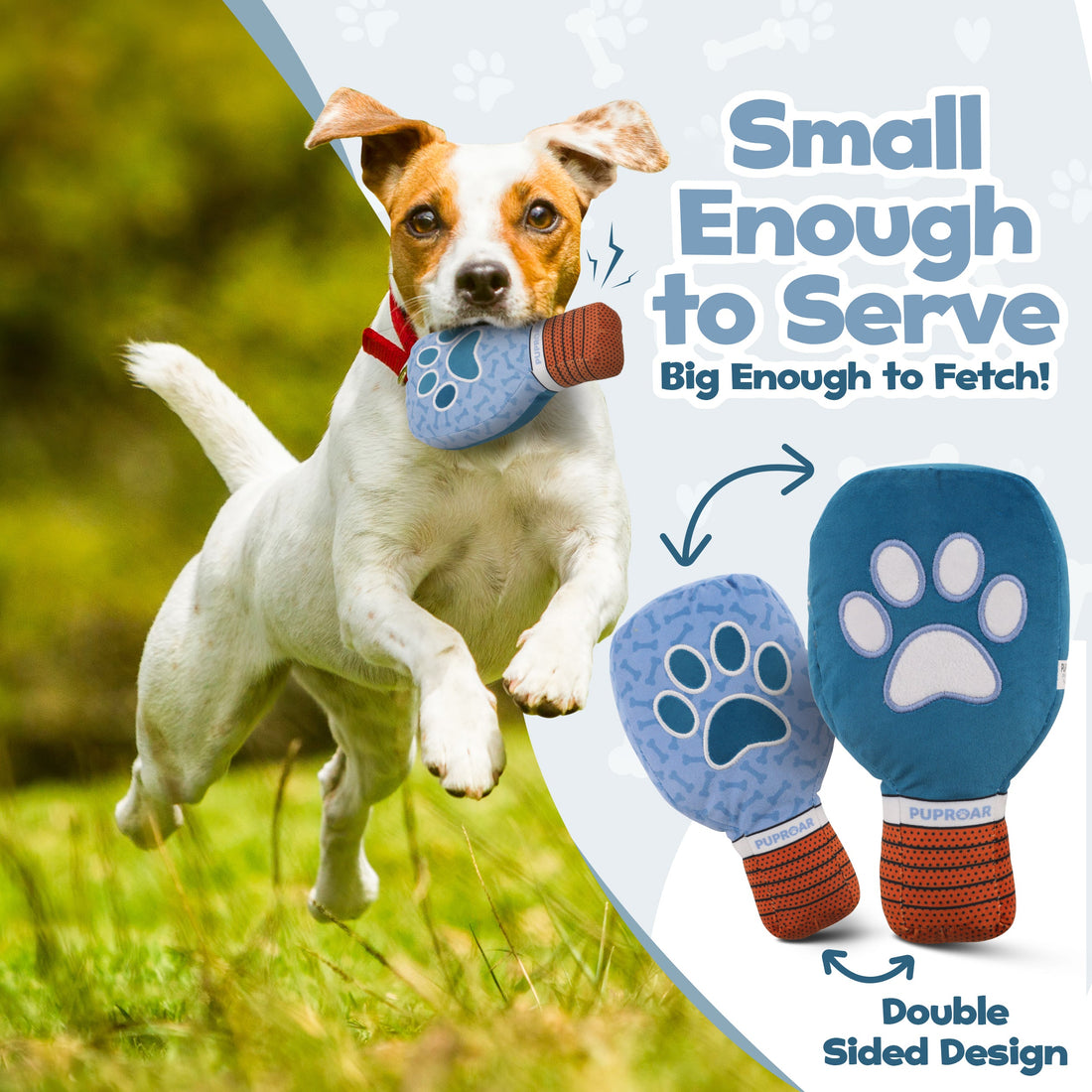 PUPROAR Pickleball Dog Toy | Funny Squeaky Pickleball Gift for Dogs