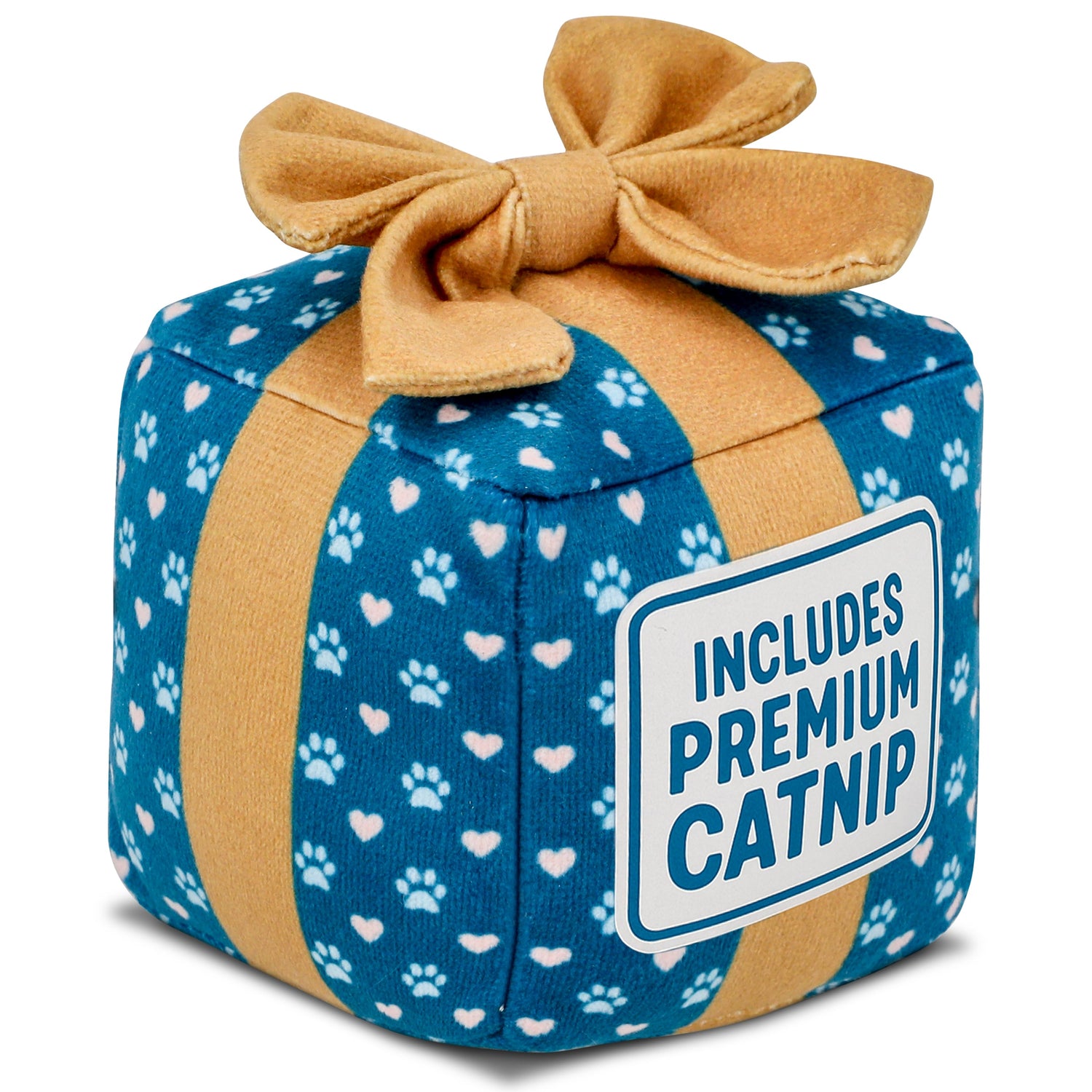 PUPROAR Gift Box Cat Toy | Cute Catnip &amp; Crinkle Birthday Cat Toy