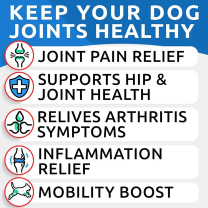 BARK&amp;SPARK Liquid or Chews Glucosamine Joint Supplement for Dogs Mobility