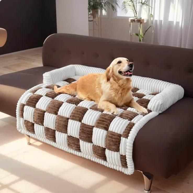 Cozy Plush Pet Bed — Soft Thickened Cushion for Dogs &amp; Cats