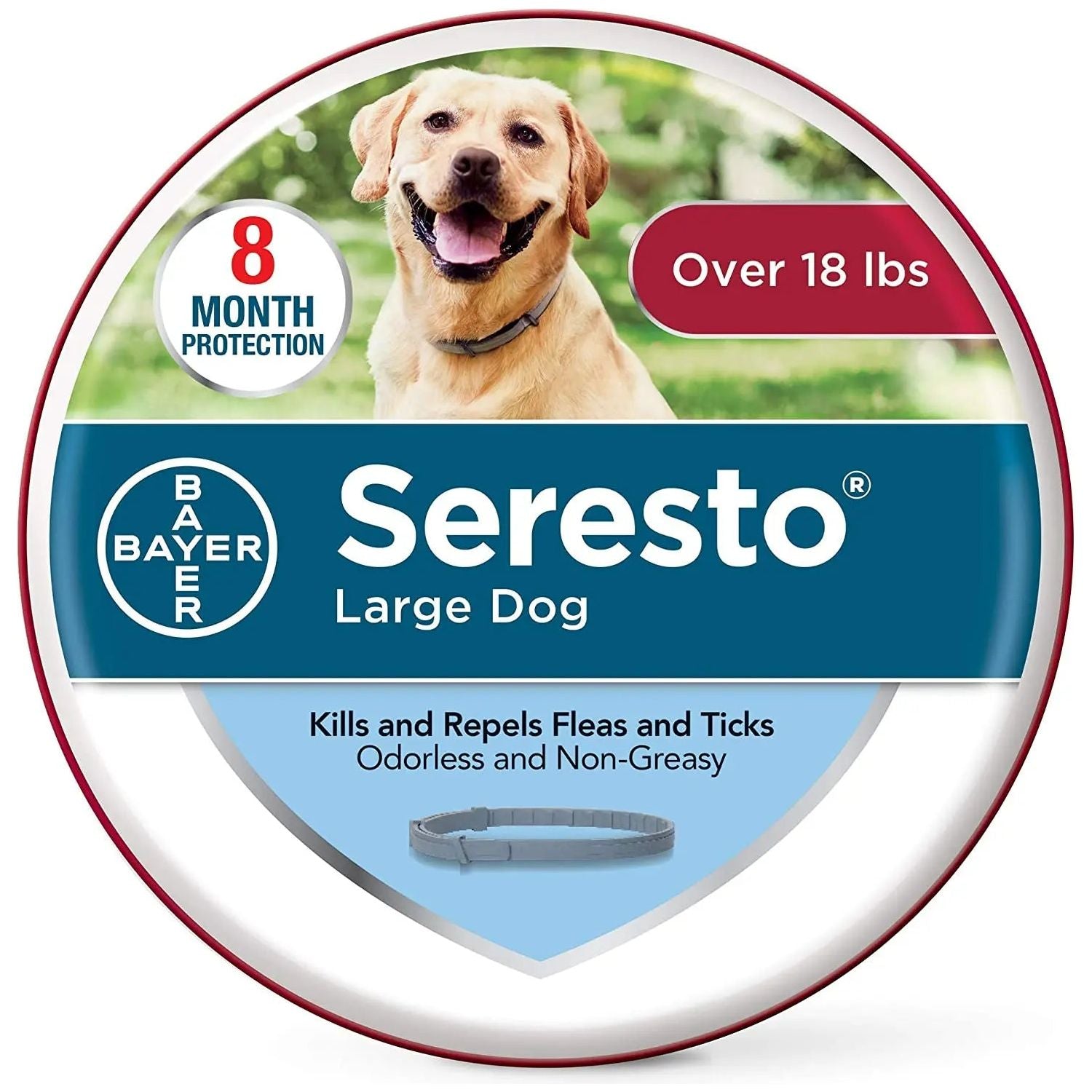 Bayer Seresto Flea &amp; Tick Collar Large Dogs 8 Months Protection