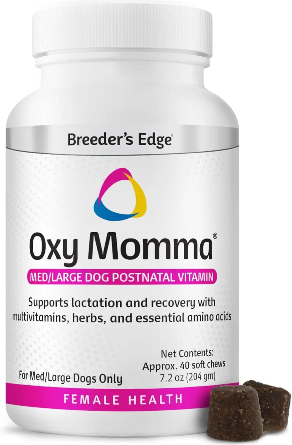 Postnatal Soft Chews for Lactating Dogs &amp; Cats, Breeder Support, 40 Ct