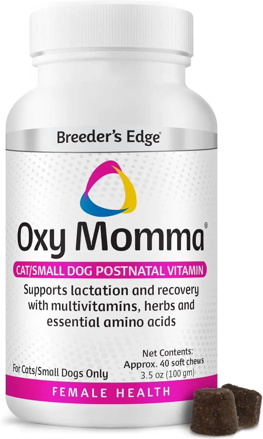 Postnatal Soft Chews for Lactating Dogs &amp; Cats, Breeder Support, 40 Ct