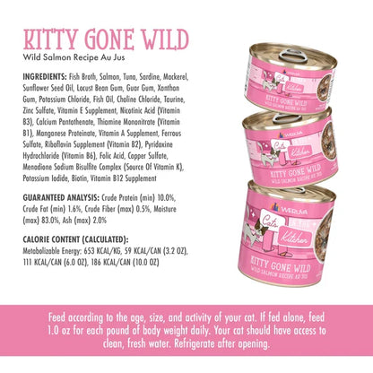 Cats in the Kitchen Kitty Gone Wild Wild Salmon Recipe Au Jus