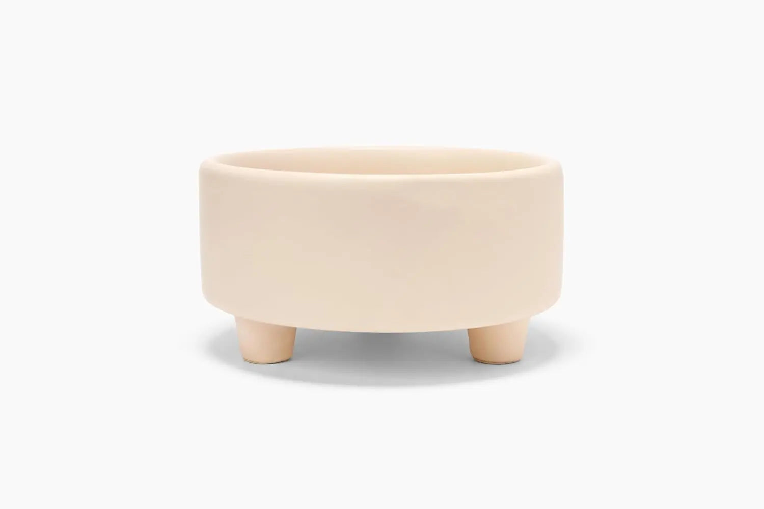 Ceramic Cat &amp; Dog Pet Bowl, Elevated Stoneware Feeder, Dishwasher Safe