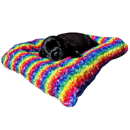 Dog Bed - Rectangle Bolstered Furvana™ &