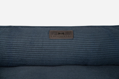 Chester &amp; Lee | Fancy Corduroy Sleeper Dog Bed Graphite