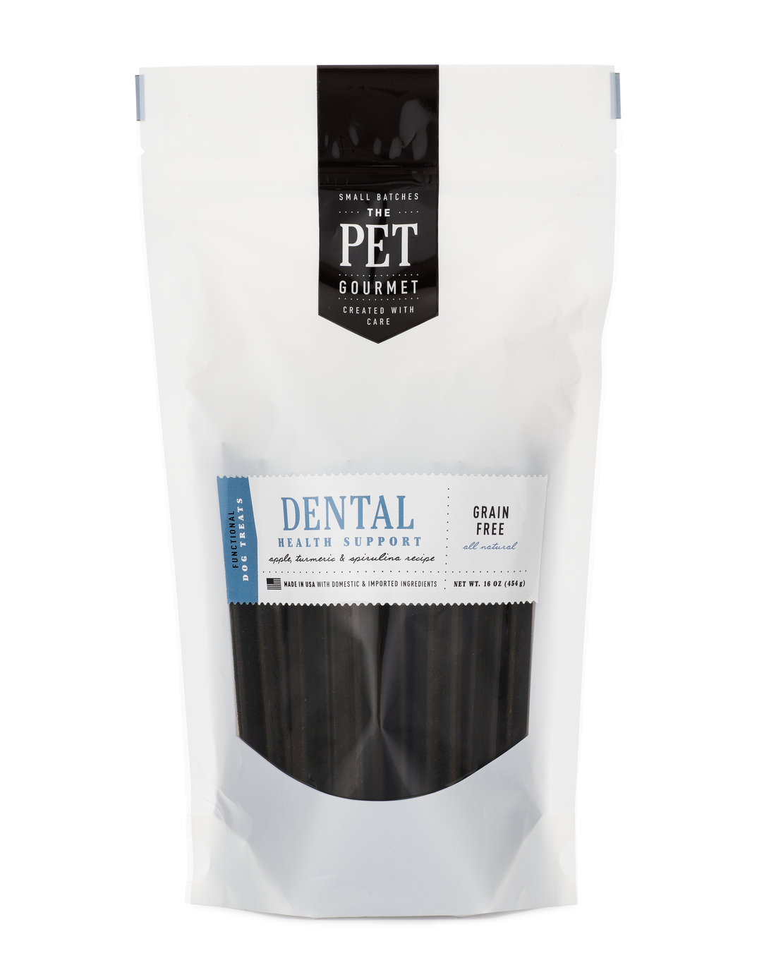 Large Dental Support Chew Sticks with Probiotics for Dogs (16oz) | Fresh Breath &amp; Tartar Control
