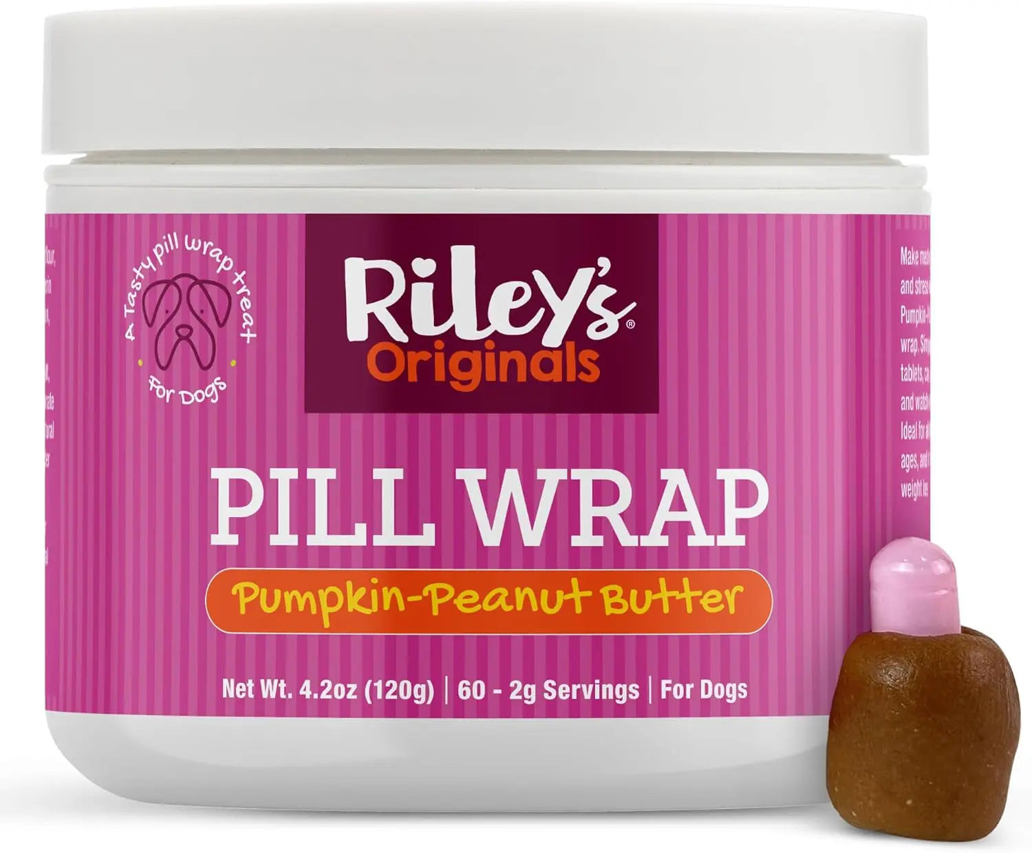 Dog Pill Wrap Paste Cheese &amp; Bacon Flavor, Easy Pill Masking Treat