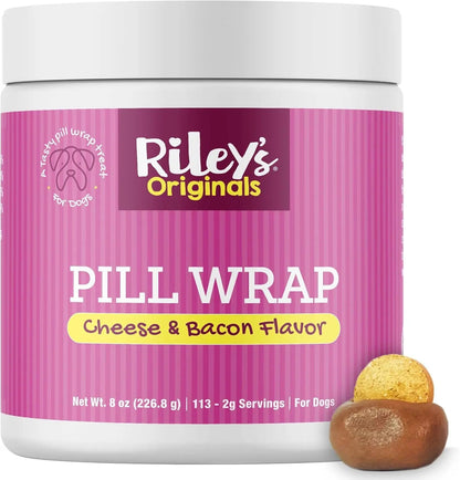 Dog Pill Wrap Paste Cheese &amp; Bacon Flavor, Easy Pill Masking Treat
