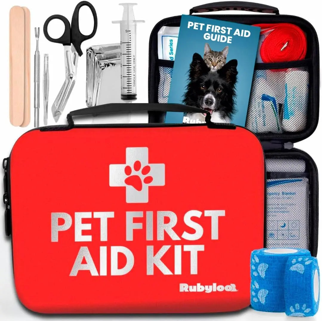Dog &amp; Cat First Aid Kit Vet Approved Emergency Supplies Travel Home RV
