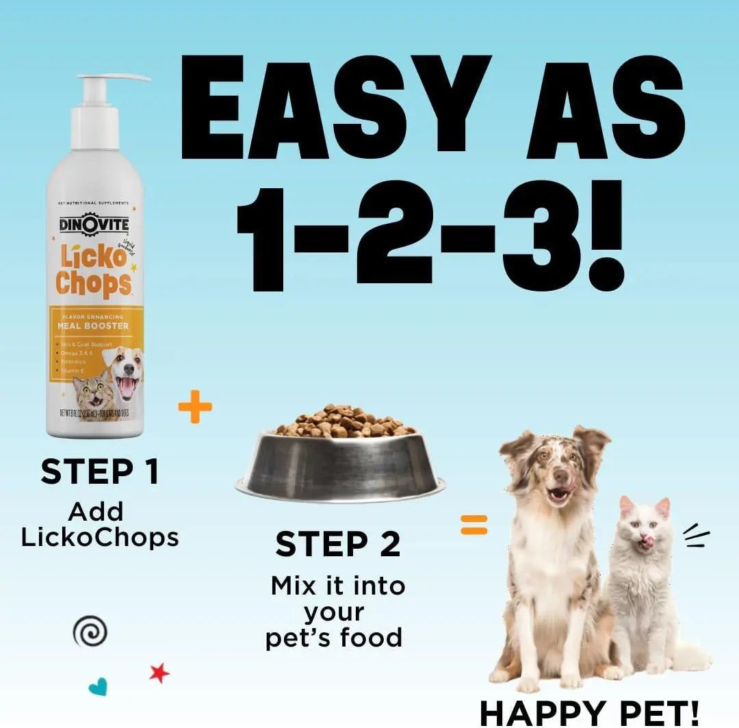 Dog &amp; Cat Omega 3 6 Supplement Probiotics Vitamin E Skin Coat 16oz Pump