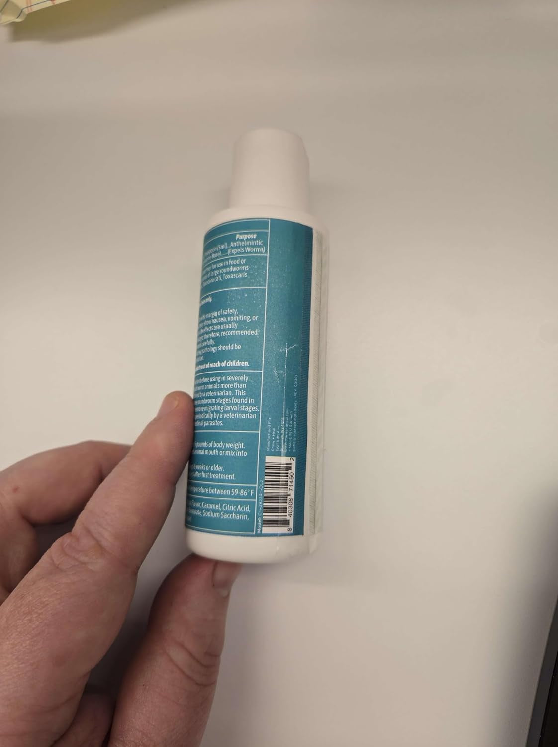 Dog &amp; Cat Wormer Liquid 4oz Puppy Kitten Dewormer Made in USA