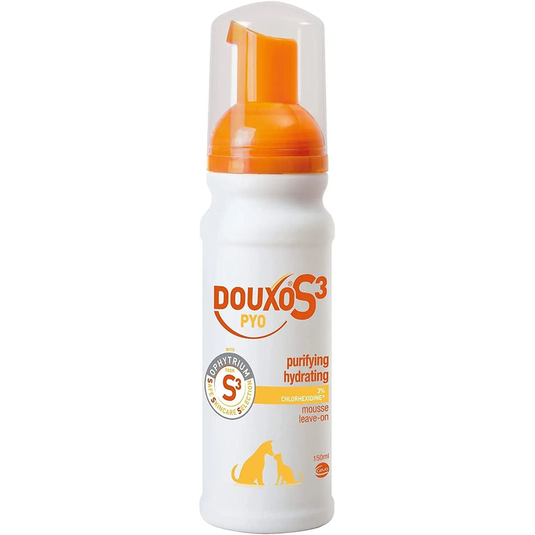 Douxo S3 PYO Mousse 5.1 oz Dogs &amp; Cats Antibacterial Antifungal Skin Care