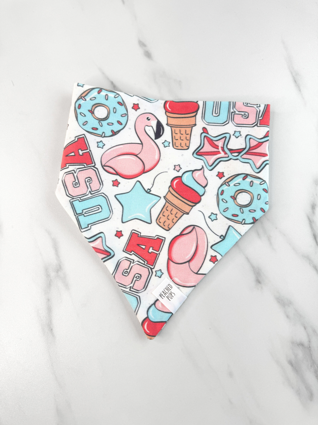 Patriotic Pool Party Dog Bandana