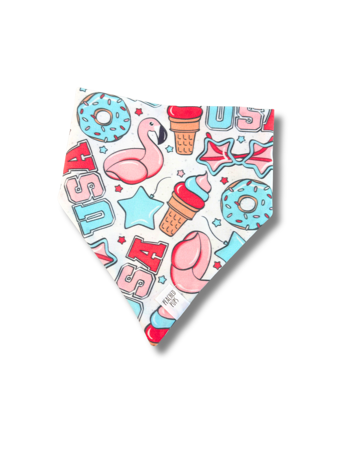 Patriotic Pool Party Dog Bandana