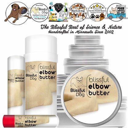 Blissful Elbow® Butter Conditions Your Dog&