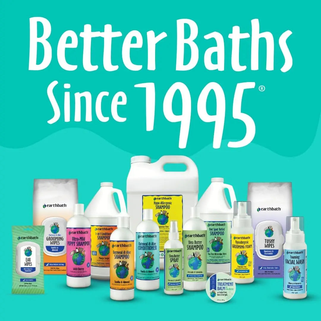 Earthbath Oatmeal &amp; Aloe Dog Shampoo and Conditioner Set for Dry Itchy Skin
