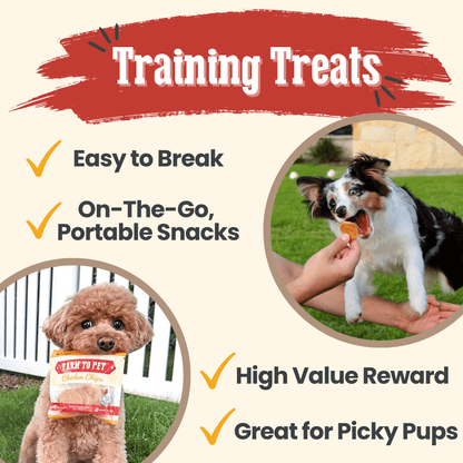 Chicken Chips Snack Pack Bundles | Dog Party Favors &amp; Training Treats