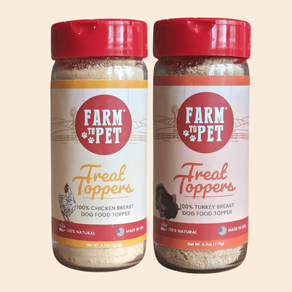 Chicken &amp; Turkey Dog Food Topper Bundle