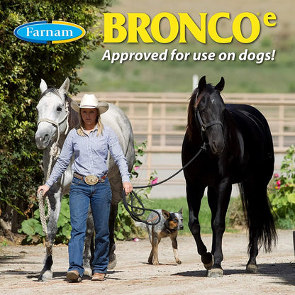 Farnam Bronco Equine Fly Spray Plus Citronella Repellent for Horses &amp; Dogs 32 oz.