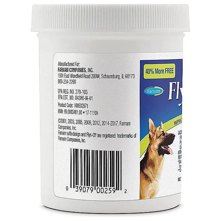Farnam Flys-Off Repellent Ointment 7 oz for Dogs &amp; Horses Kills Repels Flies