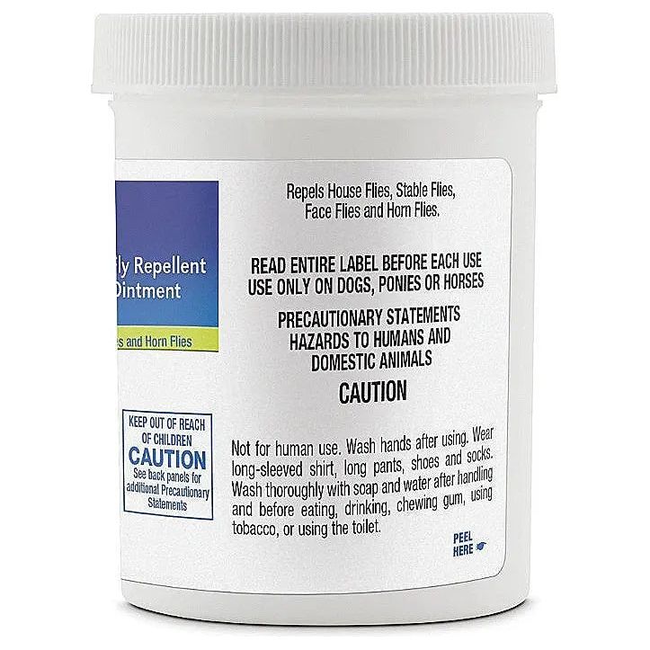 Farnam Flys-Off Repellent Ointment 7 oz for Dogs &amp; Horses Kills Repels Flies
