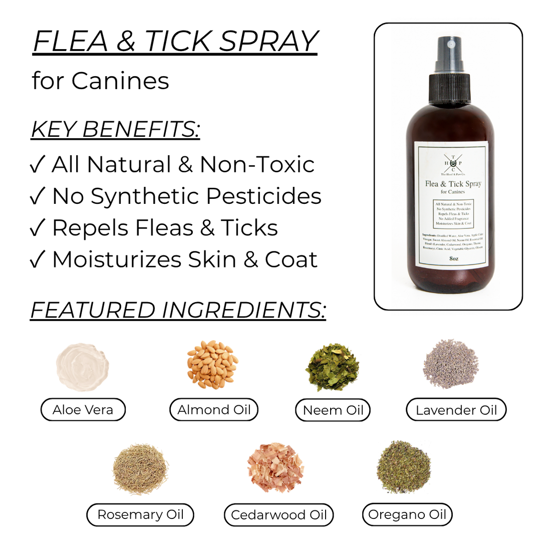 Flea &amp; Tick Spray for Dogs