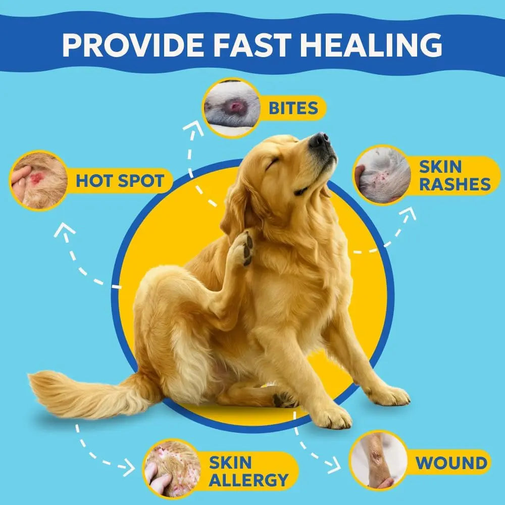 Forticept Blue Butter Hot Spot Gel for Dogs &amp; Cats, Veterinary Skin Care 4 oz