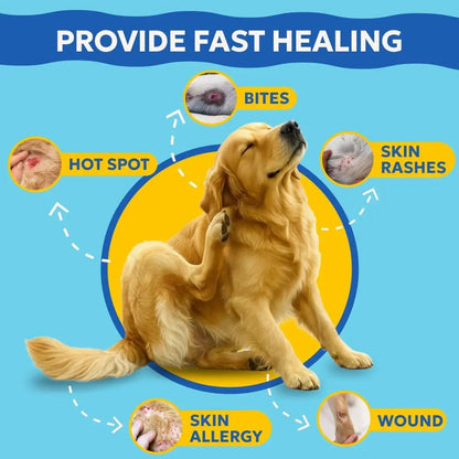 Forticept Blue Butter Hot Spot Gel for Dogs &amp; Cats, Veterinary Skin Care 4 oz