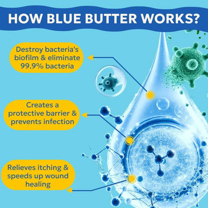 Forticept Blue Butter Hot Spot Gel for Dogs &amp; Cats, Veterinary Skin Care 4 oz