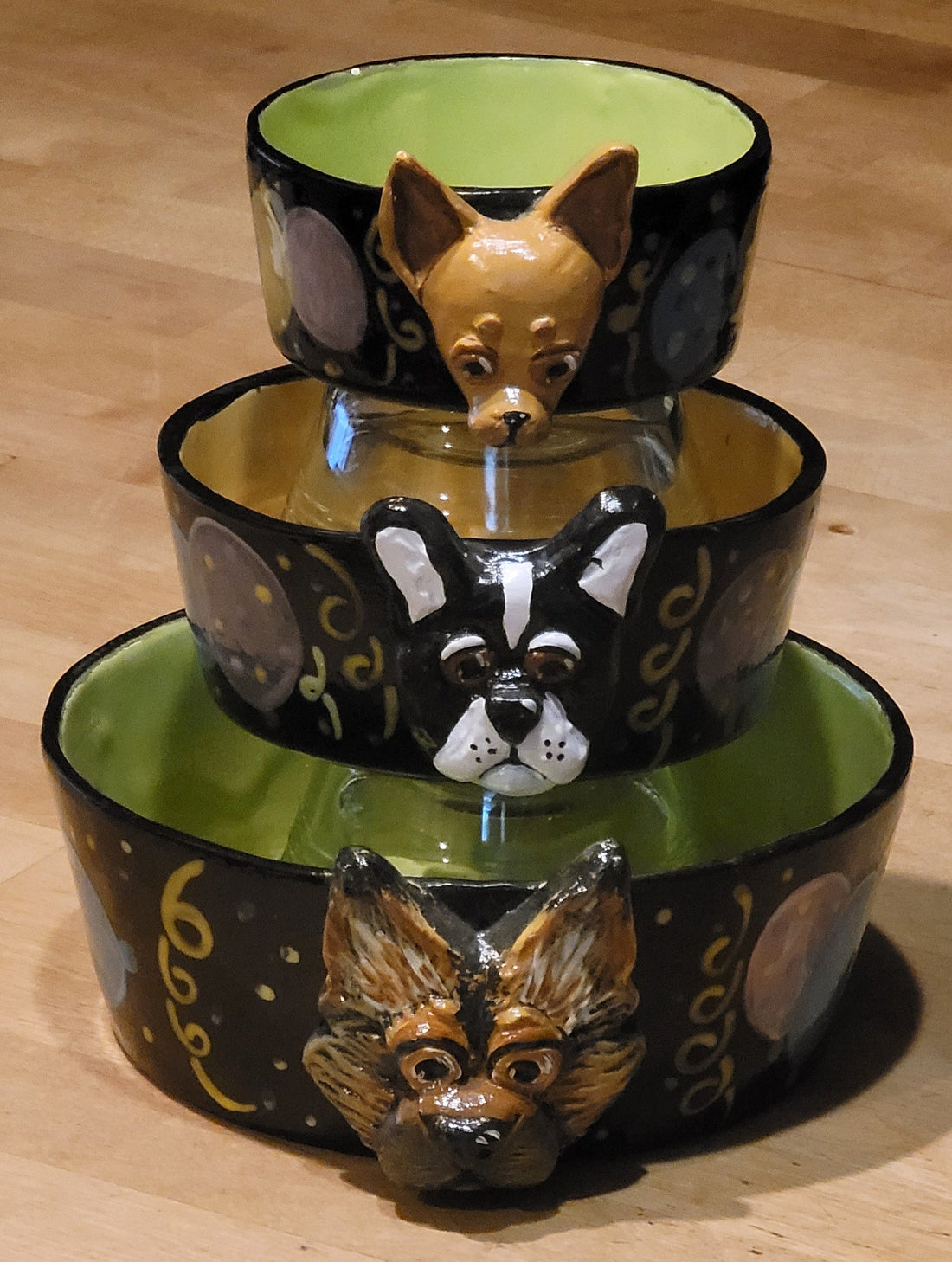 Special Custom Pet Bowls -  for small, medium and large size dogs